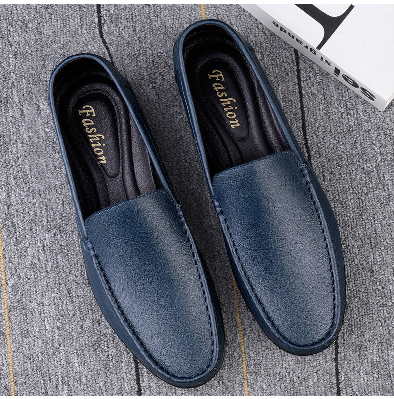 Breathable  Shoes Men's Casual Leather Shoes