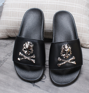 Leather slipper