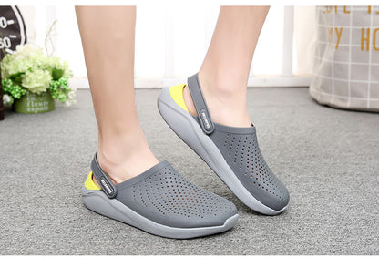 Men's non-slip toe cap flat heel beach shoes