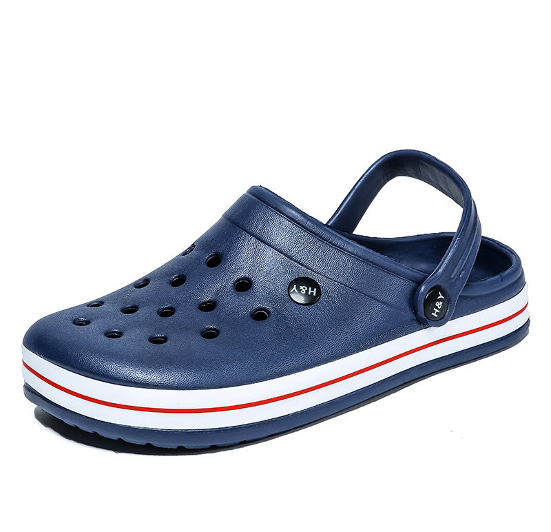 Baotou Hollow Beach Hole Shoes for Adults