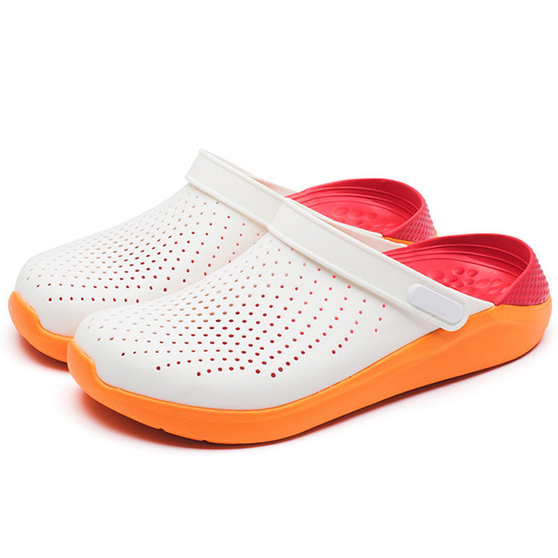 Men's non-slip toe cap flat heel beach shoes