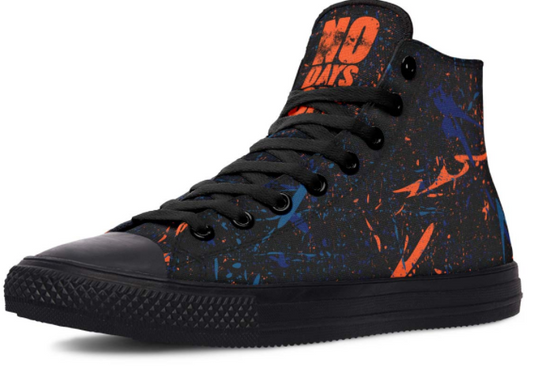 Printed Couple High-top Canvas Shoes