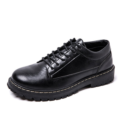 Fashion Men's Casual Bright Leather Shoes