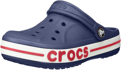 Crocs Unisex-Adult Bayaband Slingback Clog  Navy/Pepper