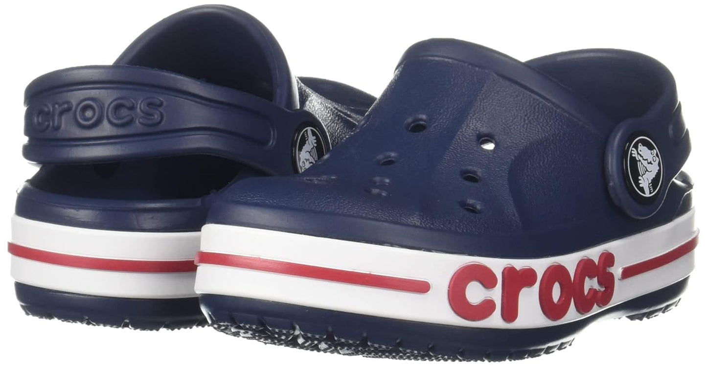 Crocs Unisex-Adult Bayaband Slingback Clog  Navy/Pepper