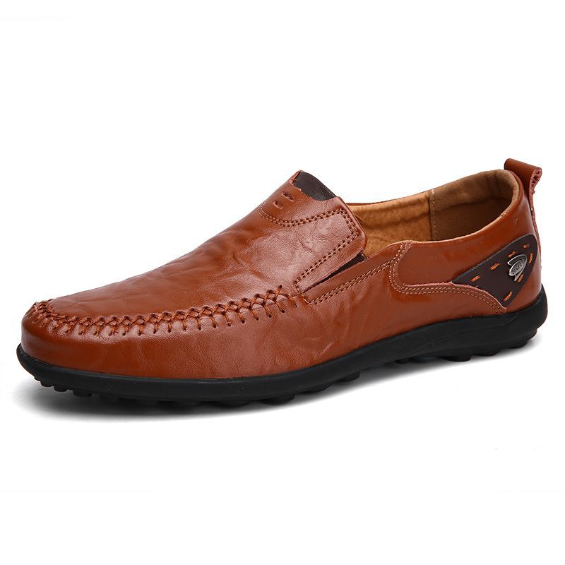 Casual Lazy Business Soft Bottom Leather Shoes