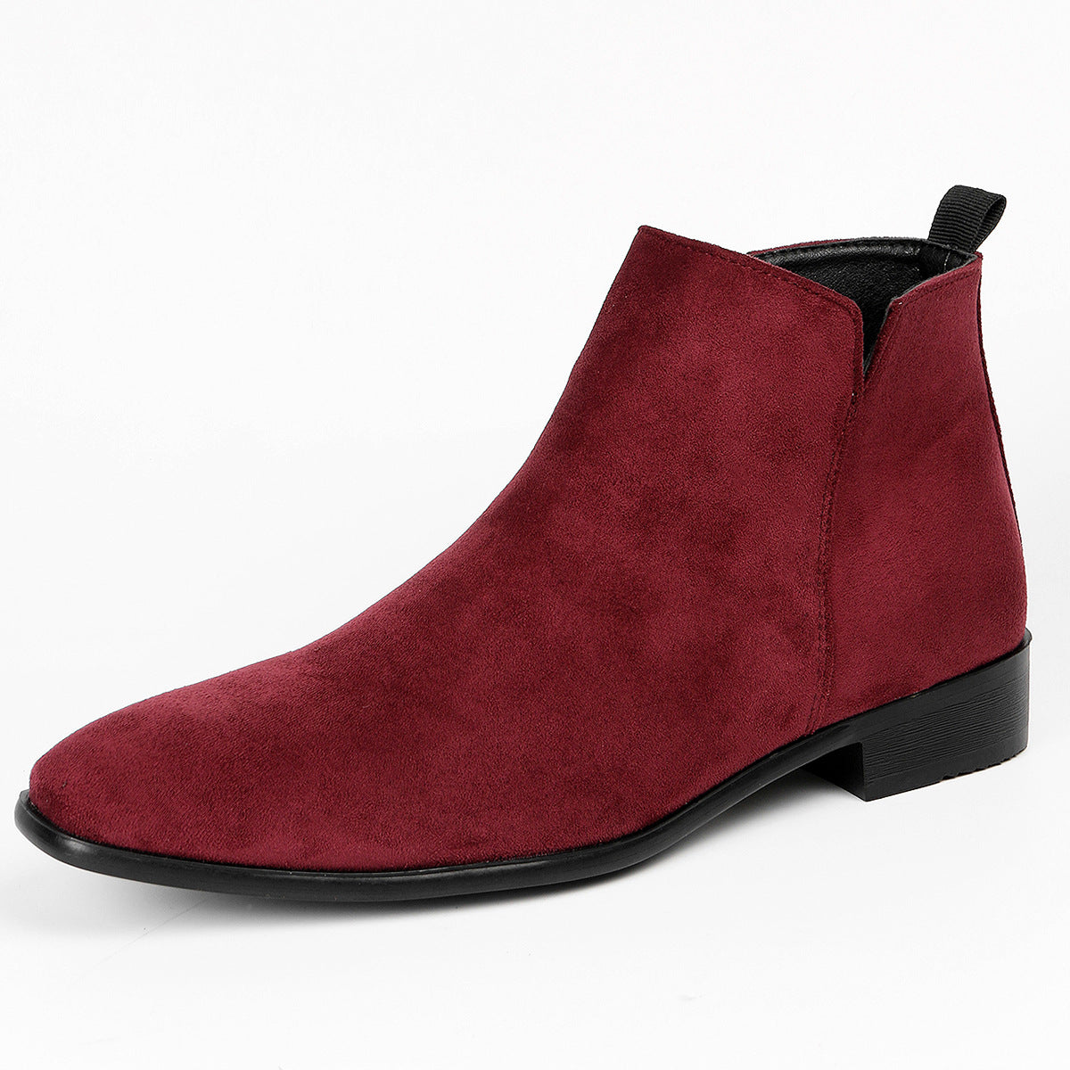 Fashion Men's Square Toe Ankle Boots