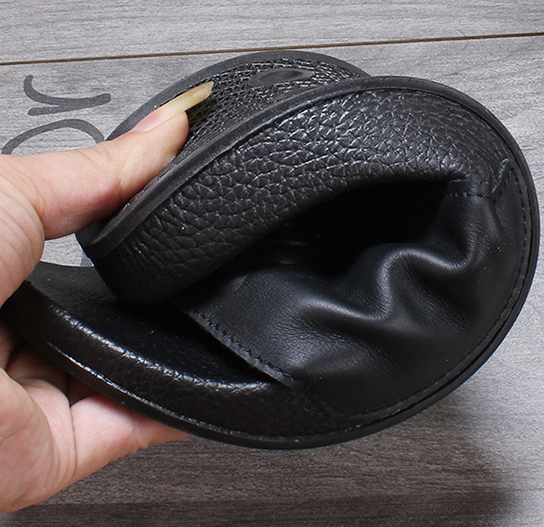 Leather slipper