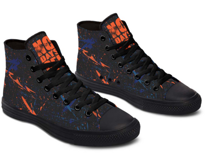 Printed Couple High-top Canvas Shoes