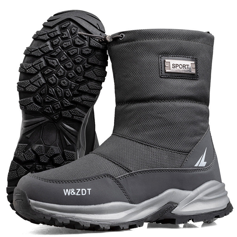 Outdoor Winter Men's Waterproof Non-slip Snow Boots